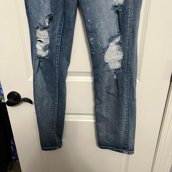 Vervet Favorite Bleach Splatter Distressed Boyfriend Jeans Size 30 - Picture 7 of 12